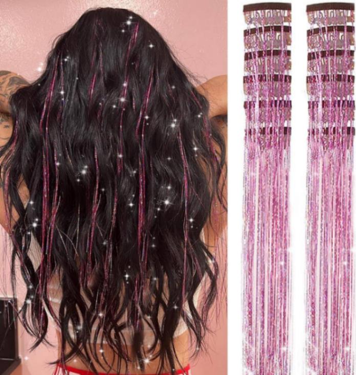 Hair Tinsel Strands Kit - 50 strands